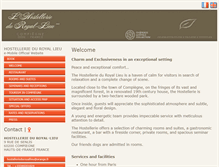 Tablet Screenshot of host-royallieu.com